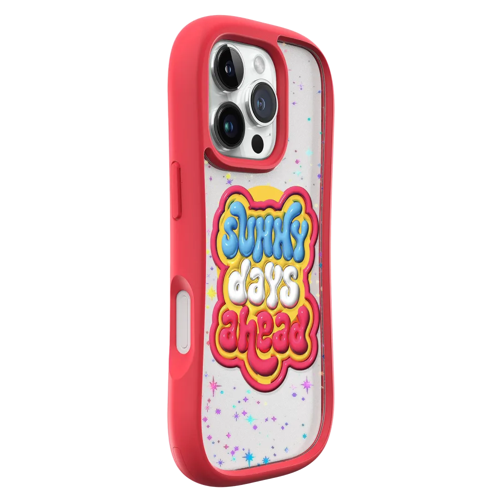 Laut - POP Lovie MagSafe Case for Apple iPhone 16 Pro Max - Sunny Red