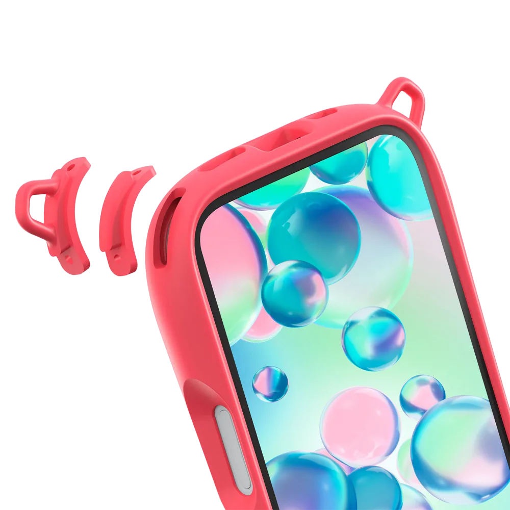 Laut - POP Lovie MagSafe Case for Apple iPhone 16 Pro Max - Sunny Red