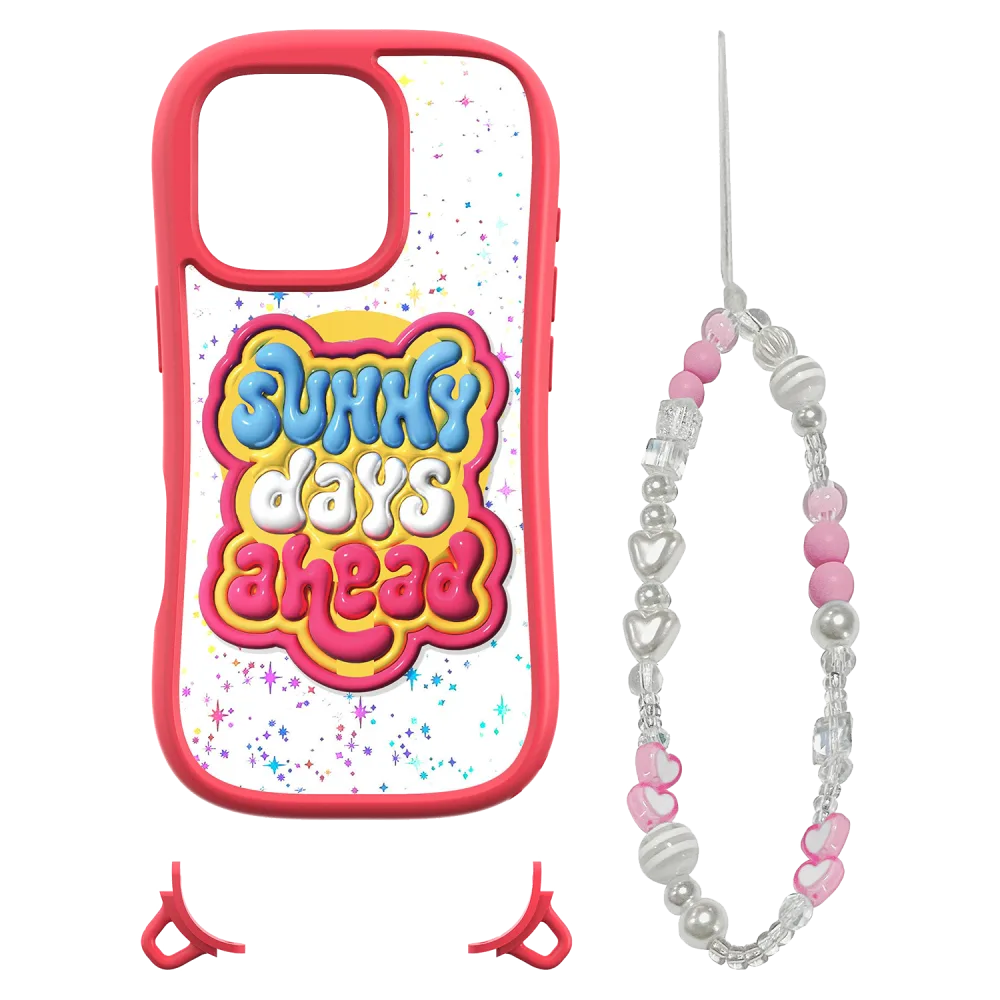 Laut - POP Lovie MagSafe Case for Apple iPhone 16 Pro Max - Sunny Red