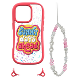 Laut - POP Lovie MagSafe Case for Apple iPhone 16 Pro Max - Sunny Red