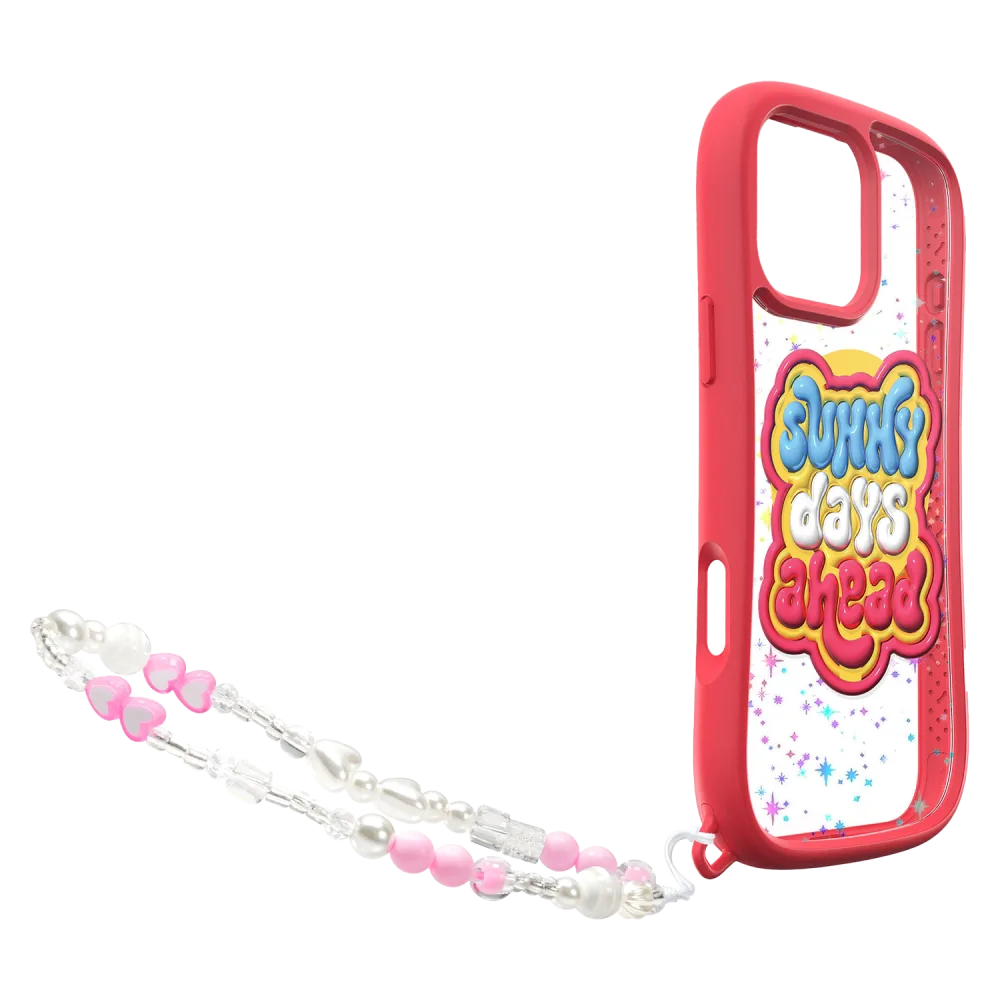Laut - POP Lovie MagSafe Case for Apple iPhone 16 Pro Max - Sunny Red