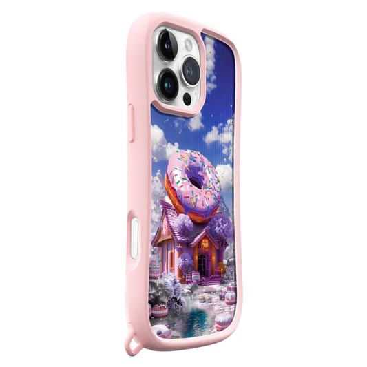 Laut - POP Surreal MagSafe Case for Apple iPhone 16 Pro Max - Doughnut
