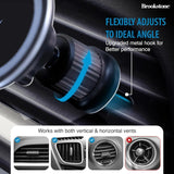 Brookstone 15W Wireless Charging Car Vent Mount with MagSafe Compatibility