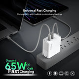 ESOULK 65W Dual USB-C GaN Wall Charger