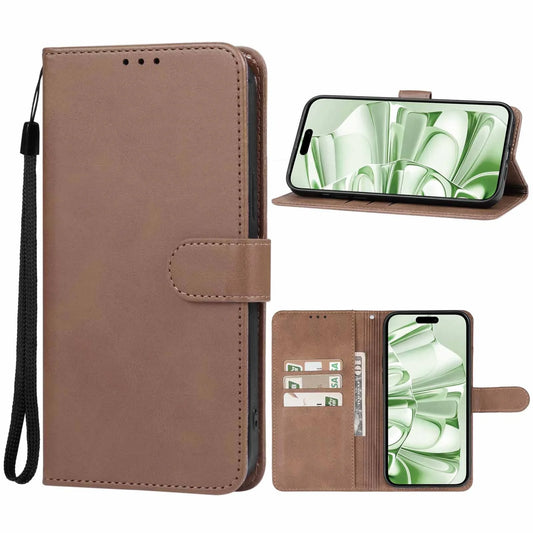 Google Pixel 10 Leather Wallet Case with Card Slot - BROWN