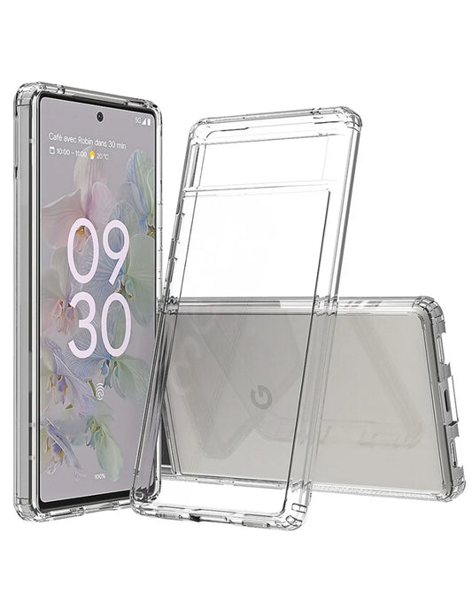 Google Pixel 7A Hybrid Case with Air Cushion Technology - CLEAR