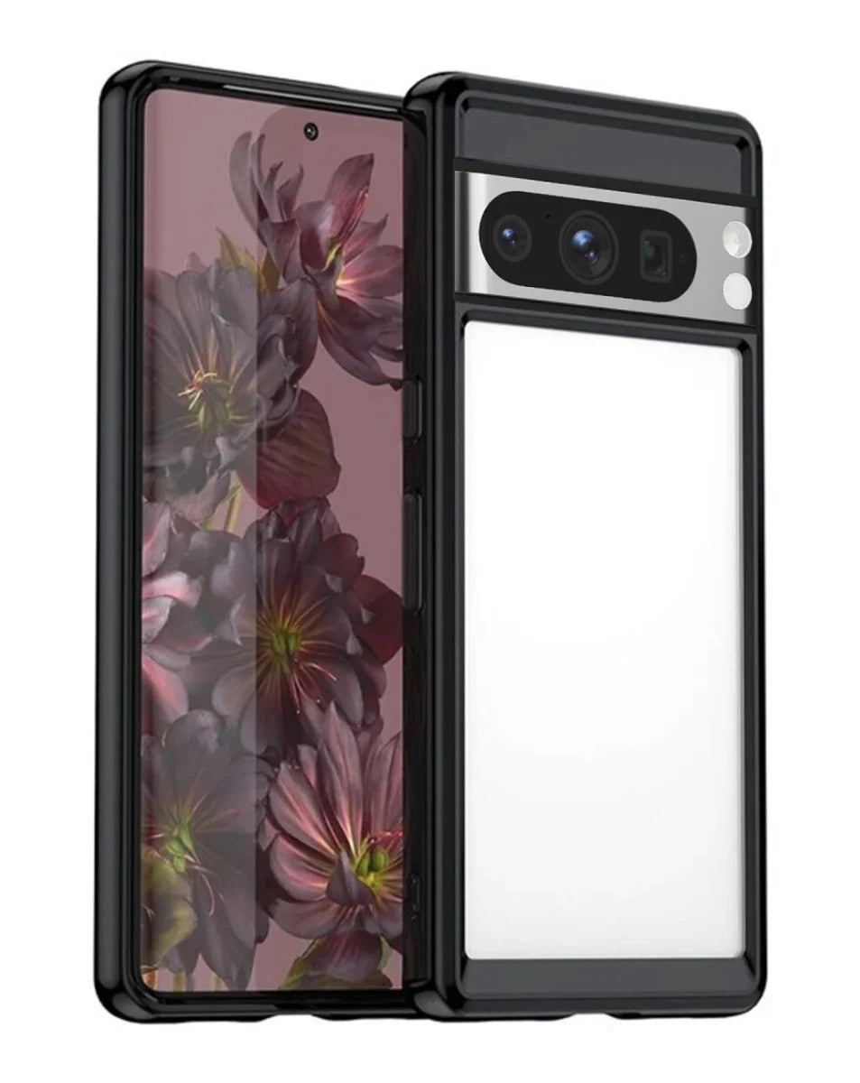 Google Pixel 8 Pro Hybrid Case with Air Cushion Technology - BLACK