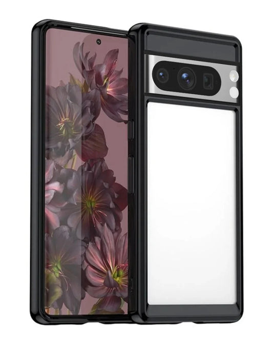 Google Pixel 8 Pro Hybrid Case with Air Cushion Technology - BLACK