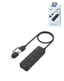 ONTEN USB-C/USB 3.0 7-Port Hub