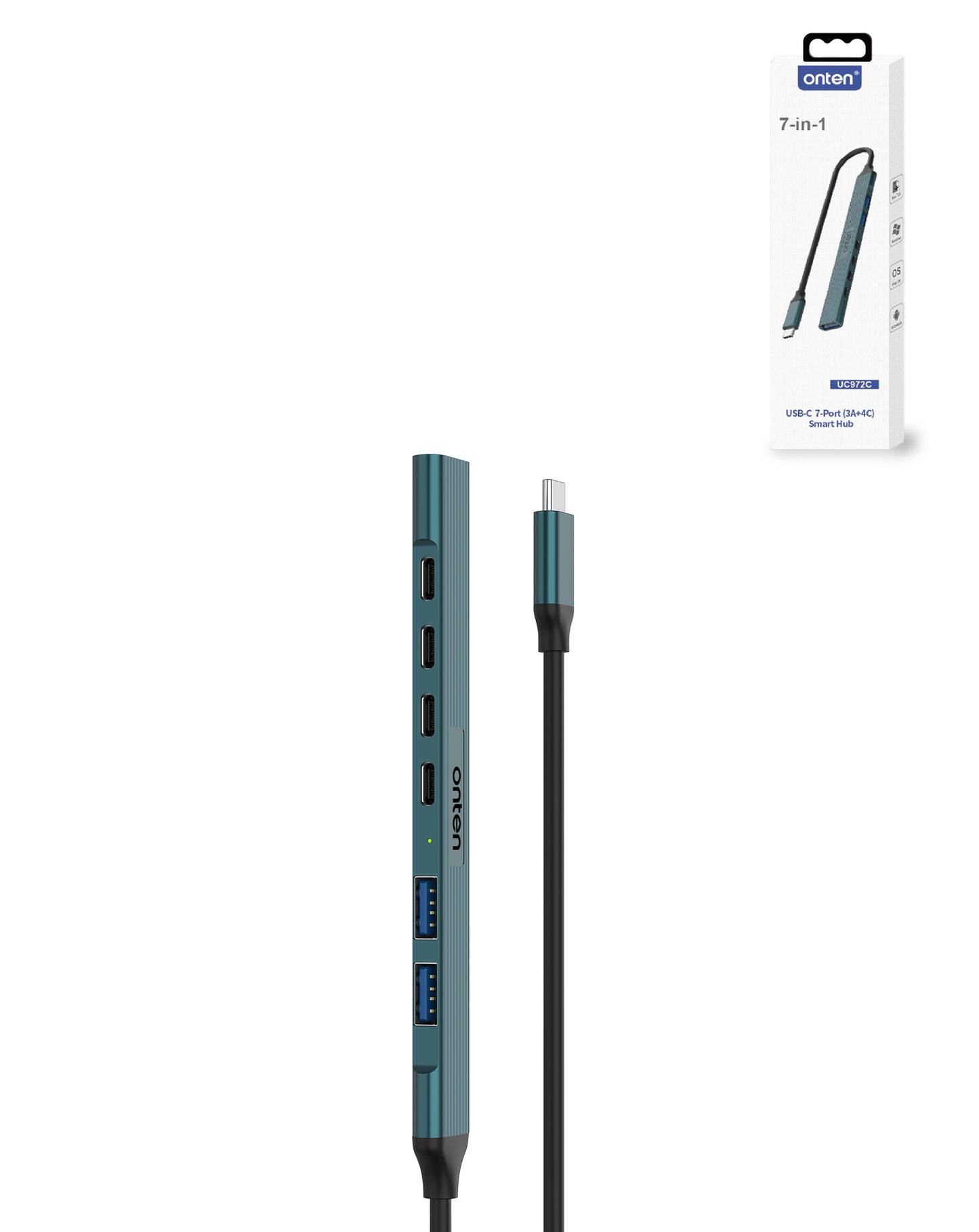 ONTEN 7-in-1 USB-C Smart Hub