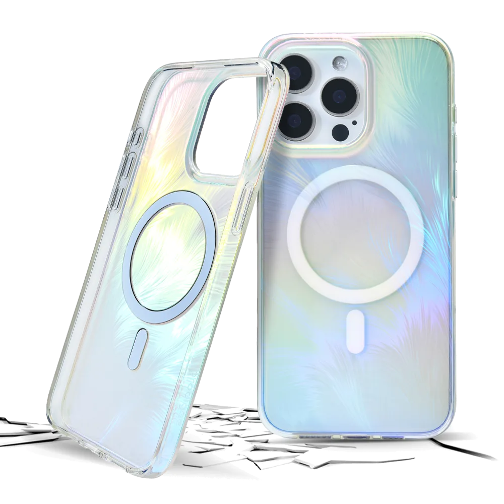 prodigee - Pompas MagSafe Case for Apple iPhone 16 Pro Max - Ice