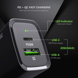 ESOULk 20W PD + QC Wall Charger
