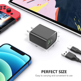 ESOULk 20W PD + QC Wall Charger