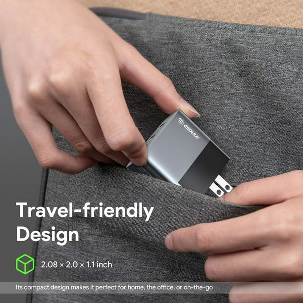 ESOULK 45W Dual Port Wall Charger