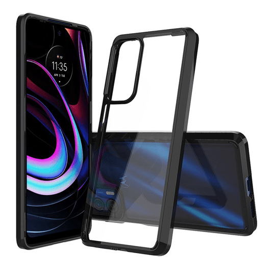 Moto Edge 20 Pro Hybrid Case with Air Cushion Technology Black