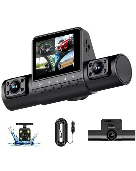 Dual Wide Angle Full HD Dash Cam with (150 mAh) Battery