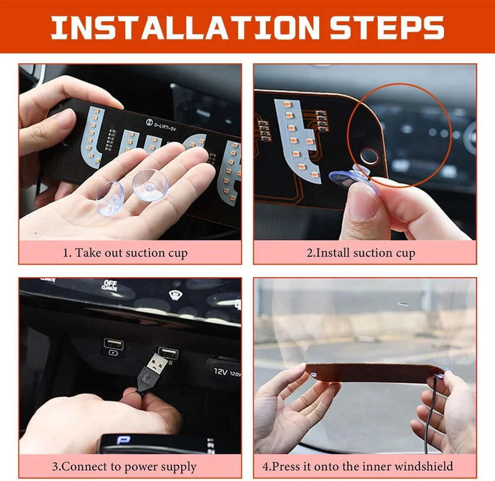 LED Uber / Lyft Sign