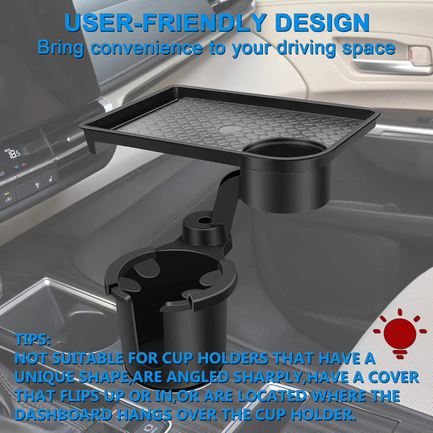 Rotating Steering Wheel Table Uber / Lyft Users