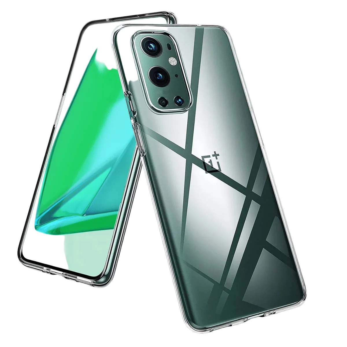 OnePlus 9 Hybrid Case with Air Cushion Technology - CLEAR