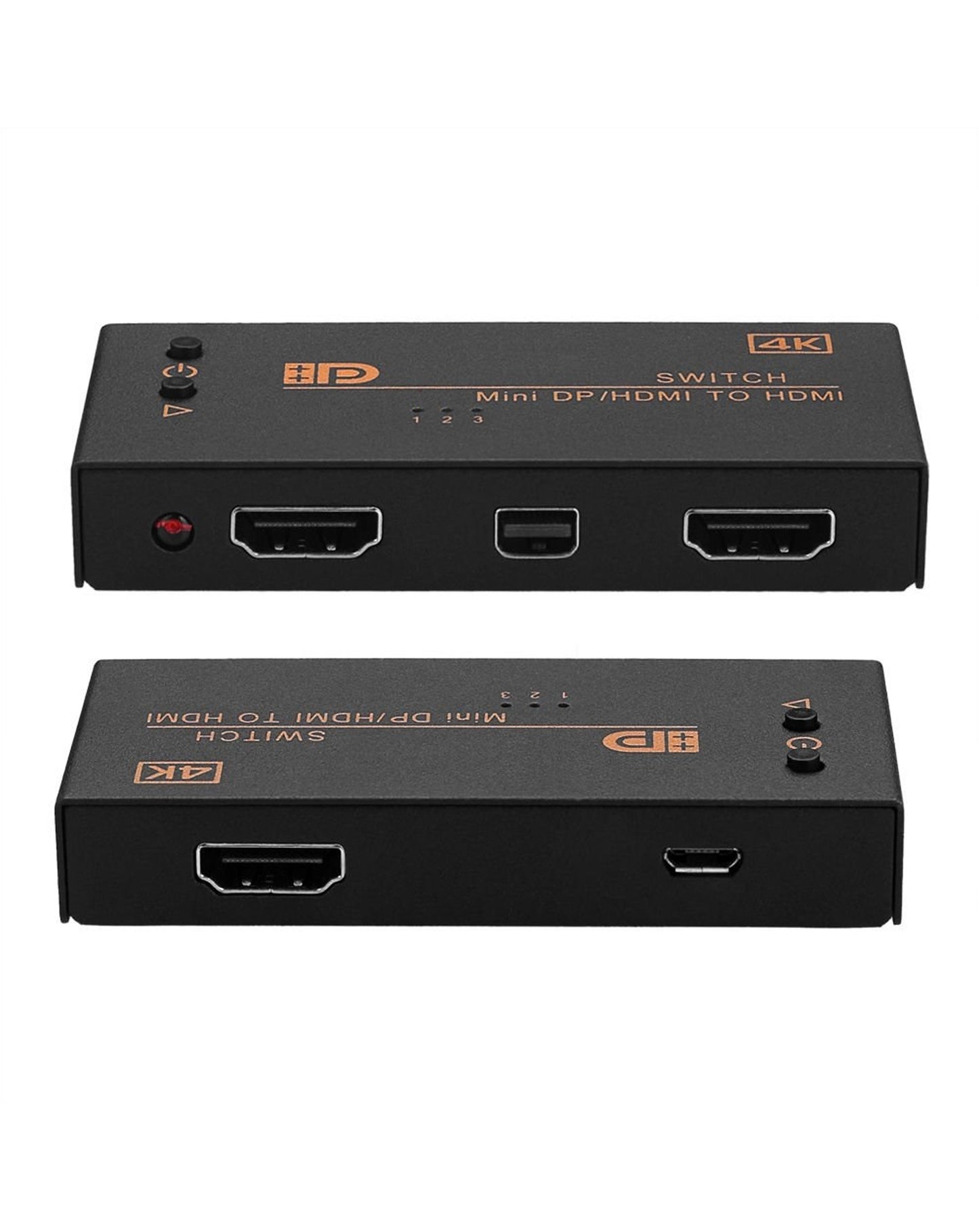 OnTen 4K HDMI/MiniDP/HDMI Switch