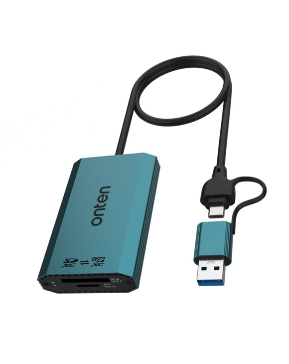 ONTEN 2-in-2 SDXC & Micro SDXC Card Reader
