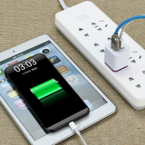Dual USB Wall Charger - 2.1A/1.0A for iPad and Other Devices