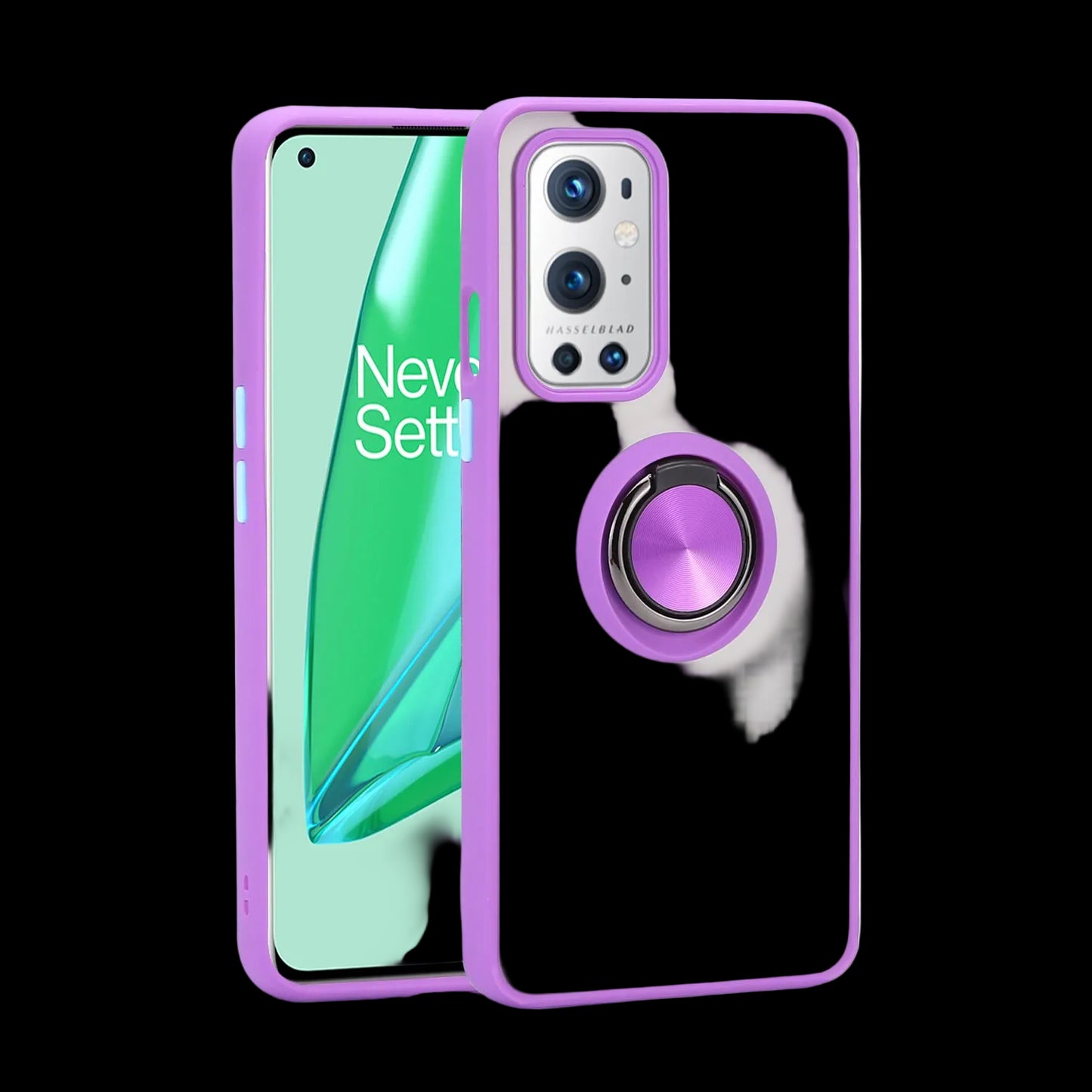 OnePlus 9 Pro Matte Ring Case Purple