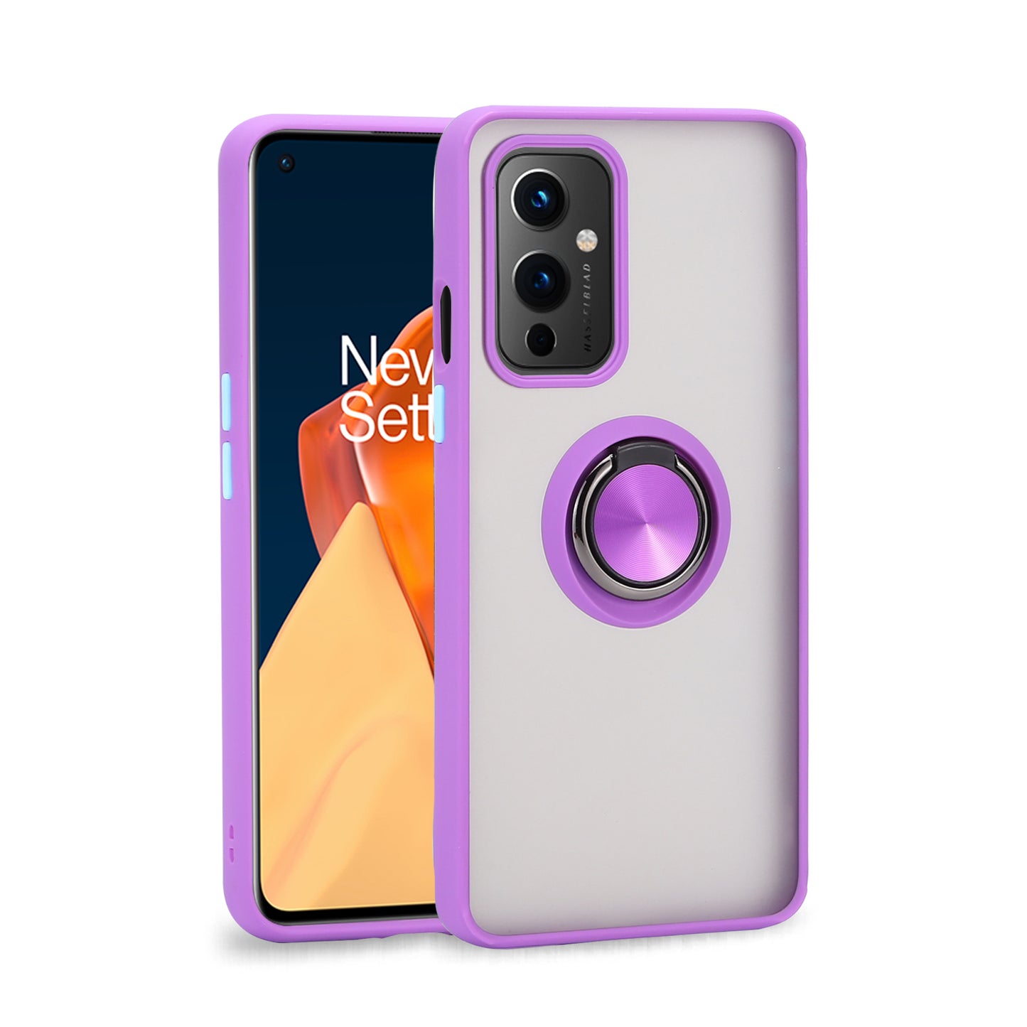 OnePlus 9 Matte Ring Case Purple