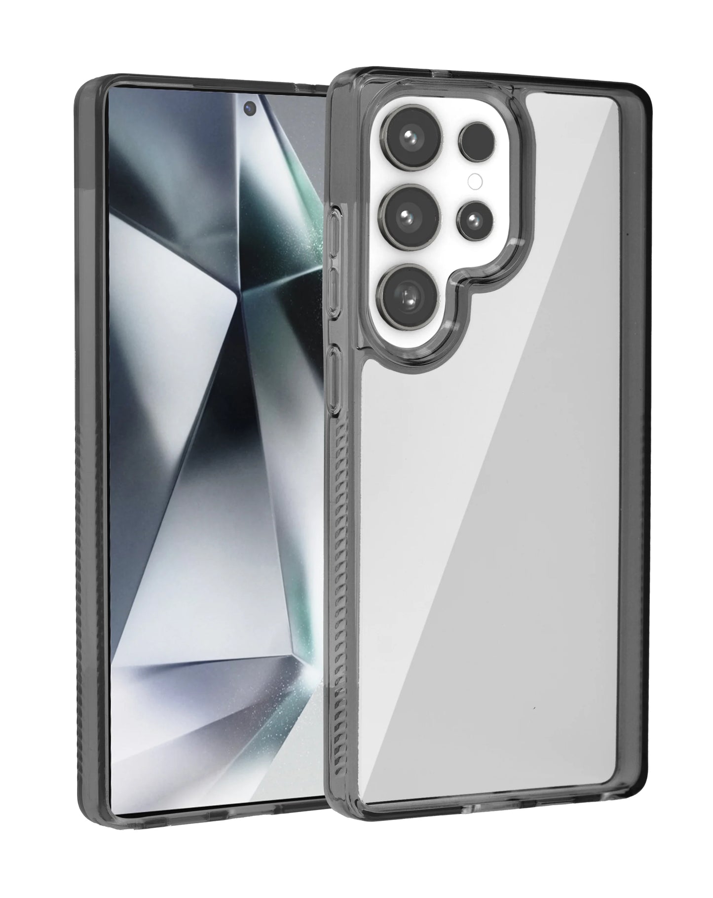 Galaxy S25 Ultra Hybrid Case with Air Cushion Technology - BLACK