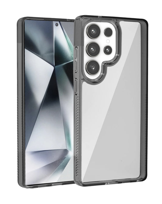 Galaxy S25 Ultra Hybrid Case with Air Cushion Technology - BLACK