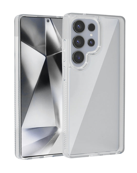 Galaxy S25 Ultra Hybrid Case with Air Cushion Technology - CLEAR