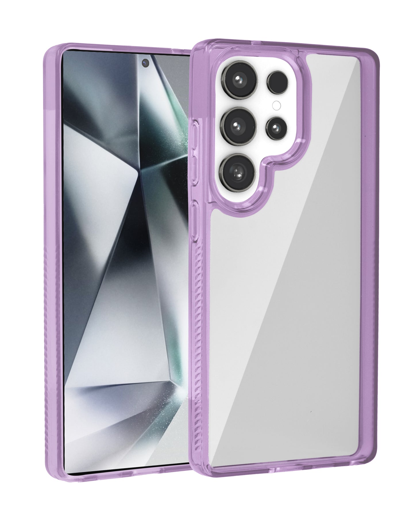 Galaxy S25 Ultra Hybrid Case with Air Cushion Technology - PURPLE
