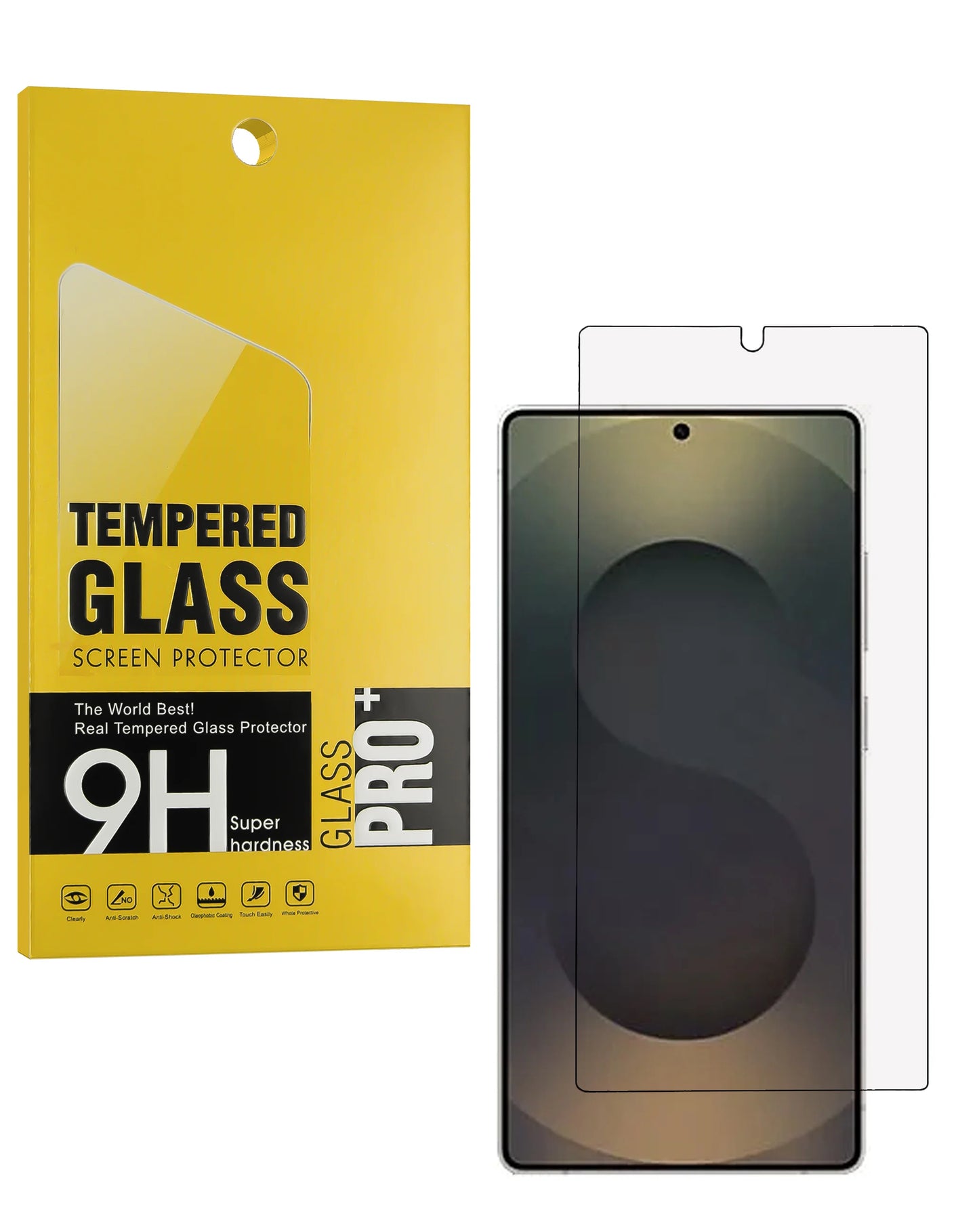 Clear Tempered Glass for Galaxy S25 Ultra