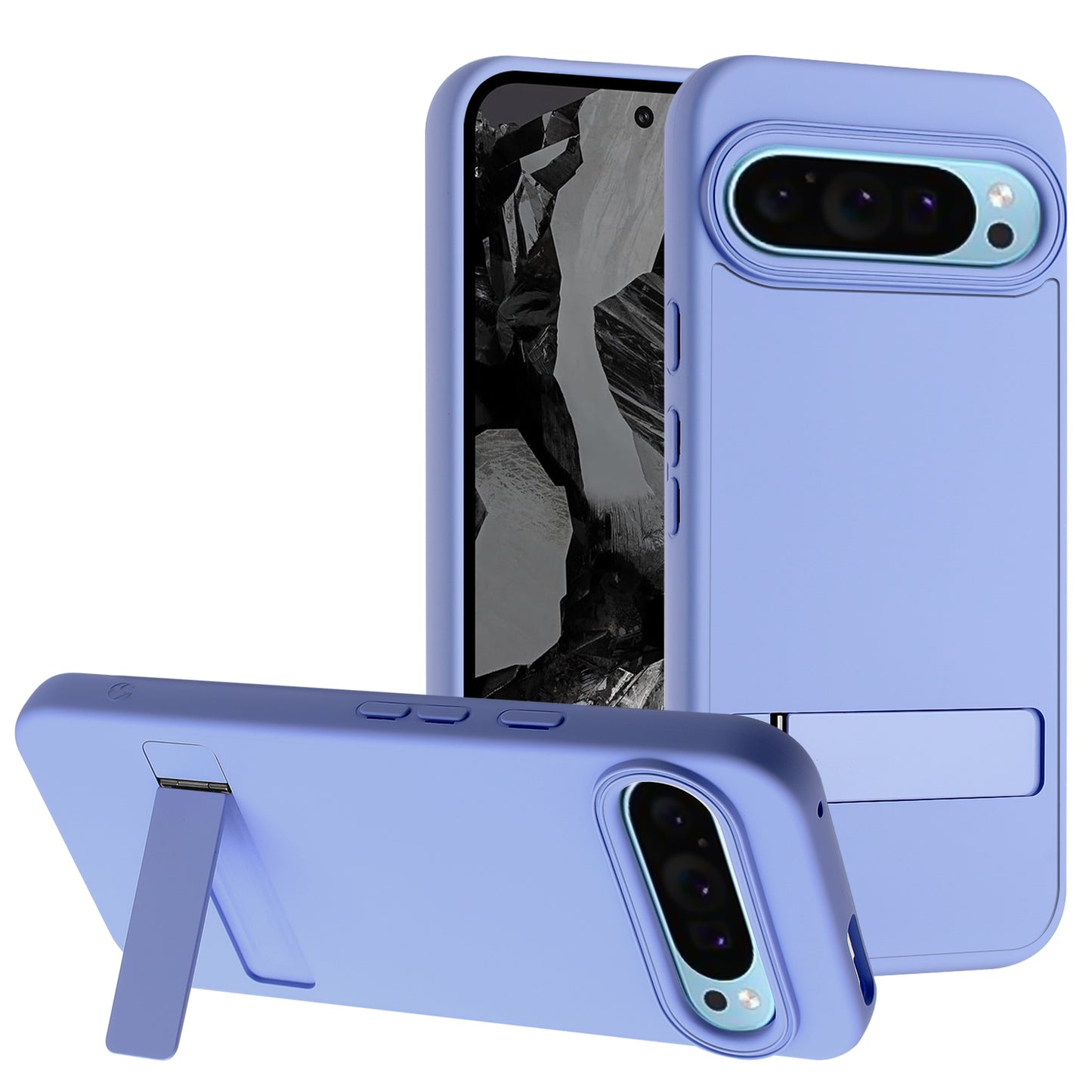 TER Google Pixel 9/9 Pro Multi-Functional Kickstand Case Purple