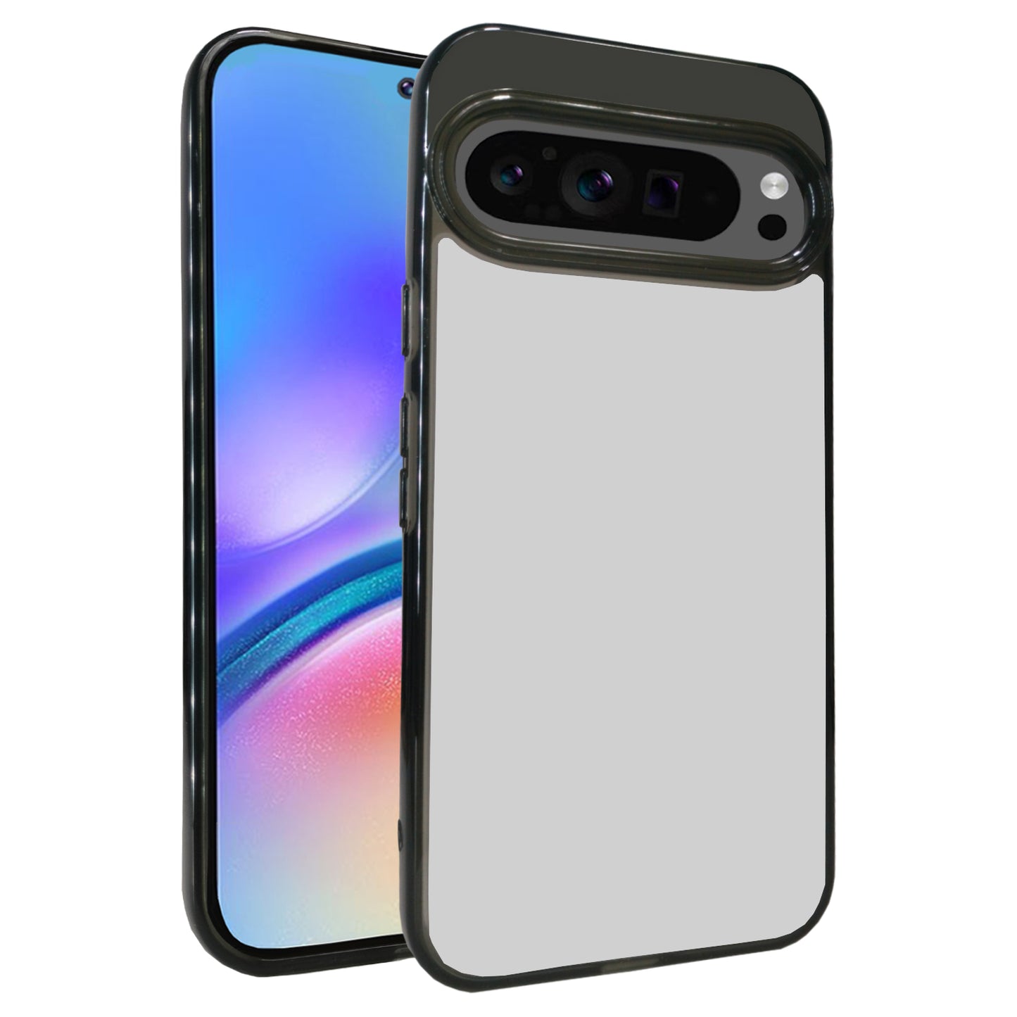 TPA Google Pixel 9 Pro XL Slim Fit Hard Clear Case Black