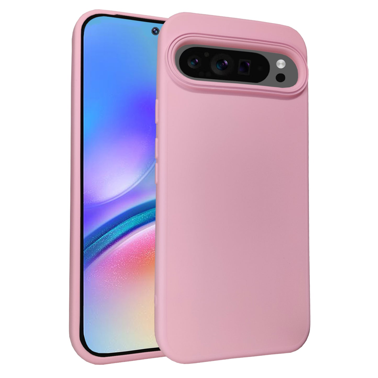 TPR Google Pixel 9 Pro XL Simple Hard Case Pink
