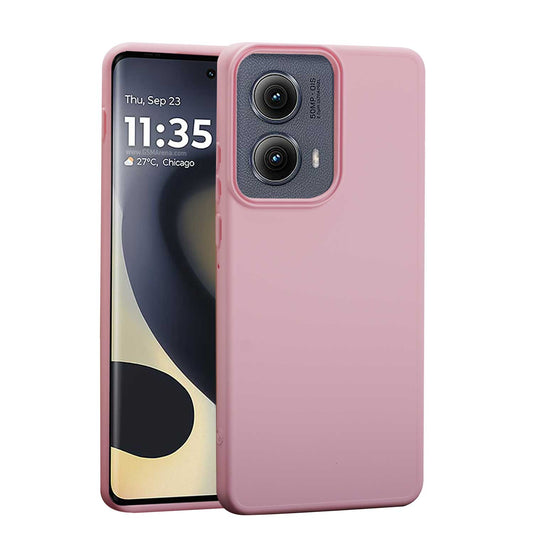 Motorola Edge 2024 Simple Hard Case Pink