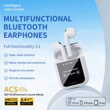 Multifunctional Bluetooth Earphones with Intelligent Color Screen