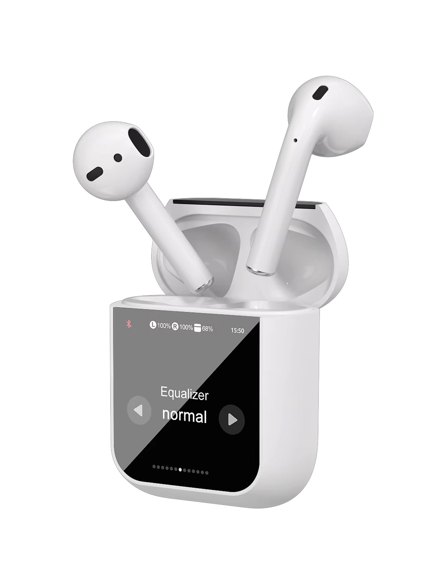 Multifunctional Bluetooth Earphones with Intelligent Color Screen