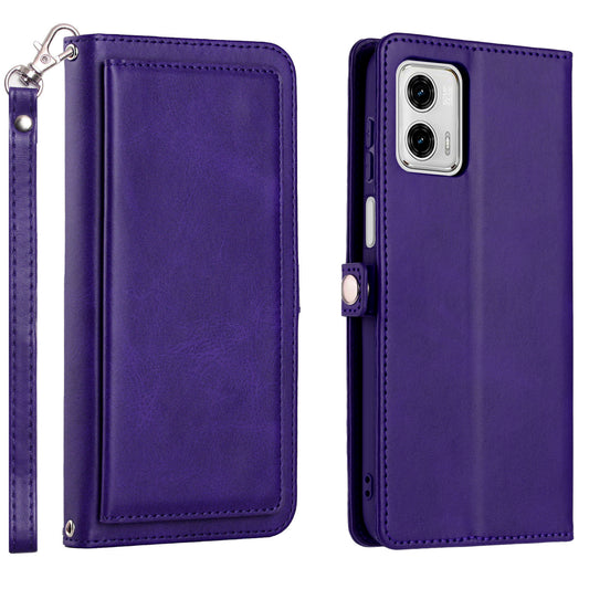 Triple Layered Multi-Card Slot Wallet Case Purple